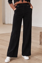 Cord Wide Leg Trousers
