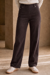 Cord Wide Leg Trousers
