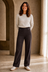 Cord Wide Leg Trousers