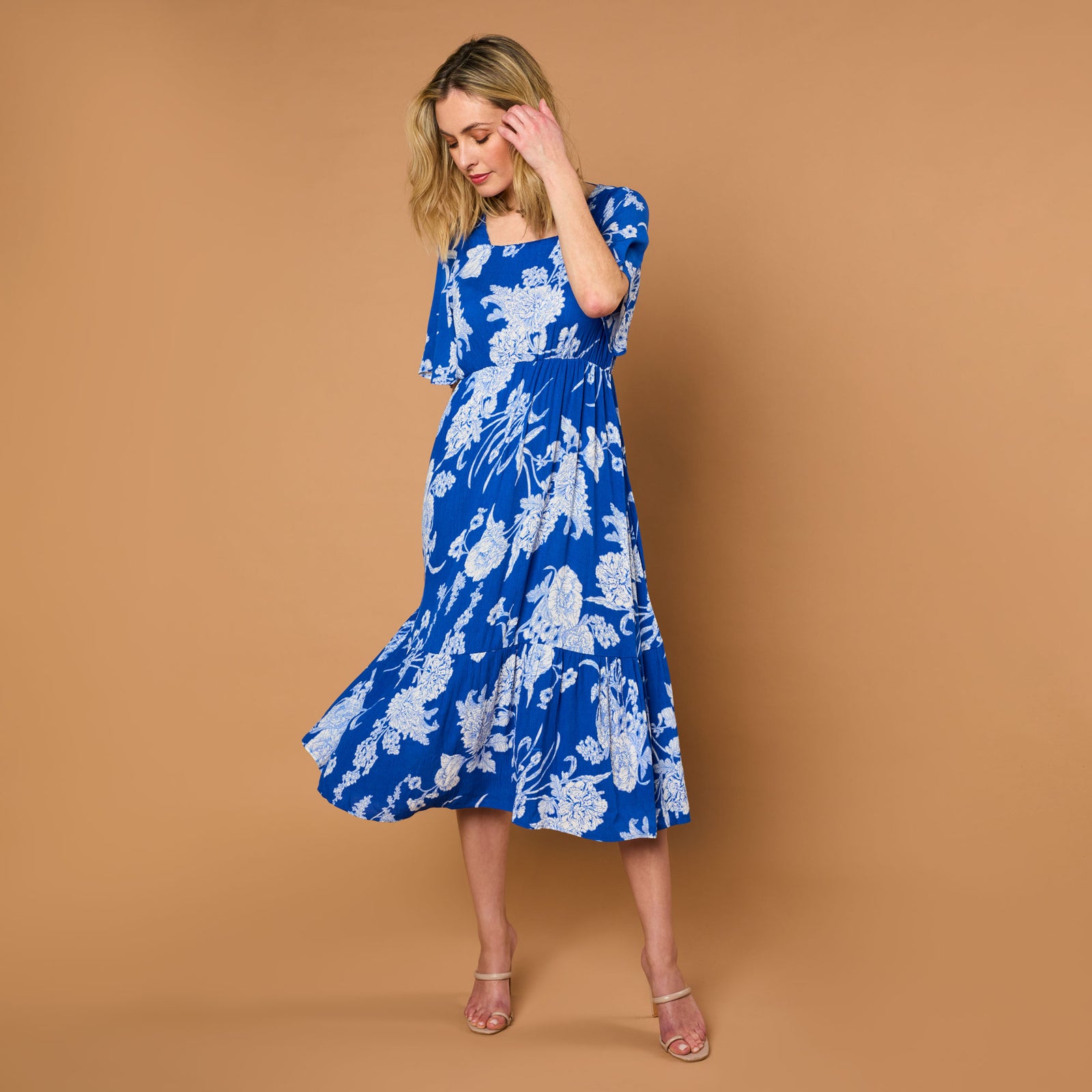 Floaty summer midi dresses hotsell