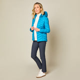 Packaway Quilted Jacket Teal