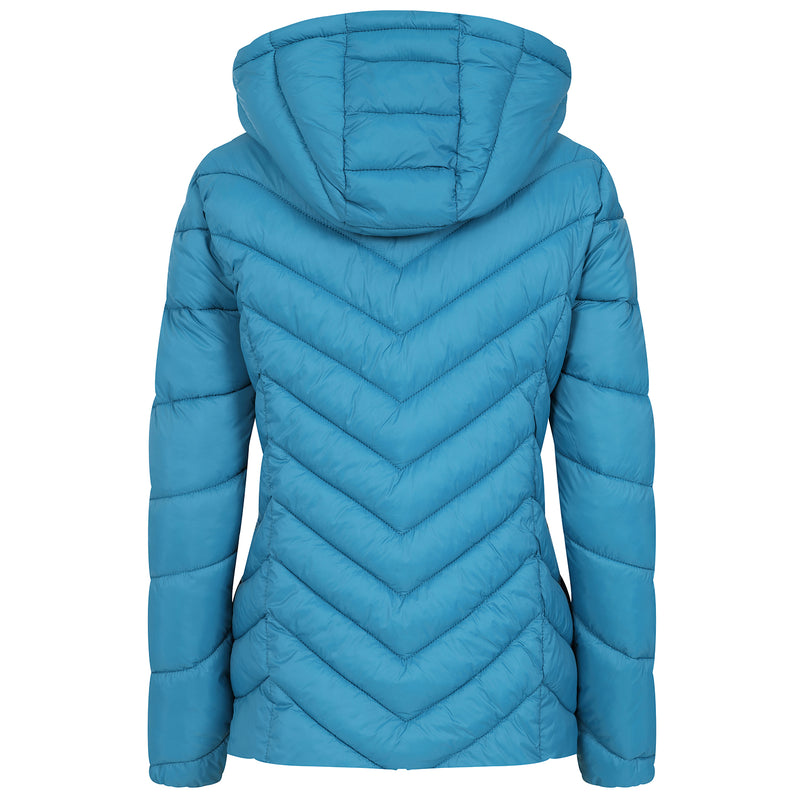 Packaway Quilted Jacket Teal