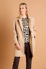 Single Breasted Revere Collar Coat