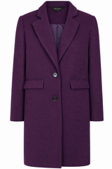 Single Breasted Revere Collar Coat