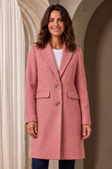 Single Breasted Revere Collar Coat