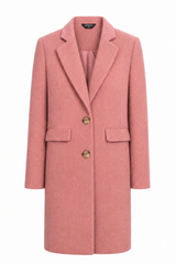Single Breasted Revere Collar Coat