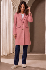 Single Breasted Revere Collar Coat