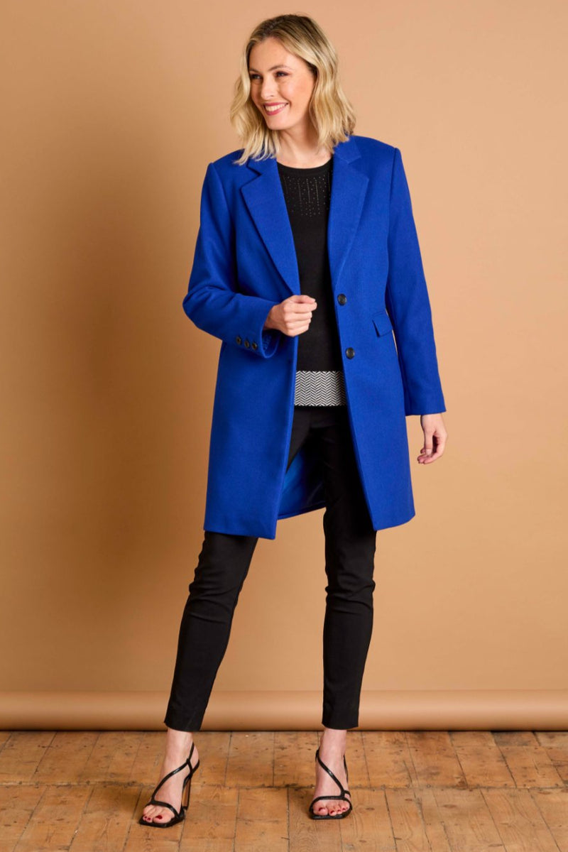 Single Breasted Revere Collar Coat