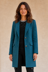 Single Breasted Revere Collar Coat