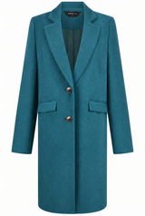 Single Breasted Revere Collar Coat