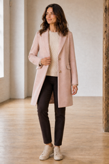 Single Breasted Revere Collar Coat
