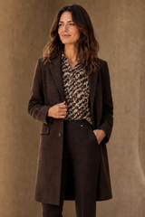 Single Breasted Revere Collar Coat