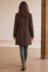 Single Breasted Revere Collar Coat