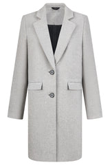 Single Breasted Revere Collar Coat