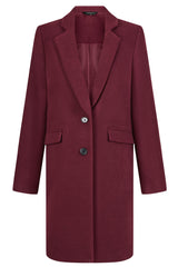 Single Breasted Revere Collar Coat