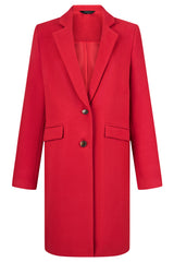 Single Breasted Revere Collar Coat