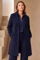 Single Breasted Revere Collar Coat
