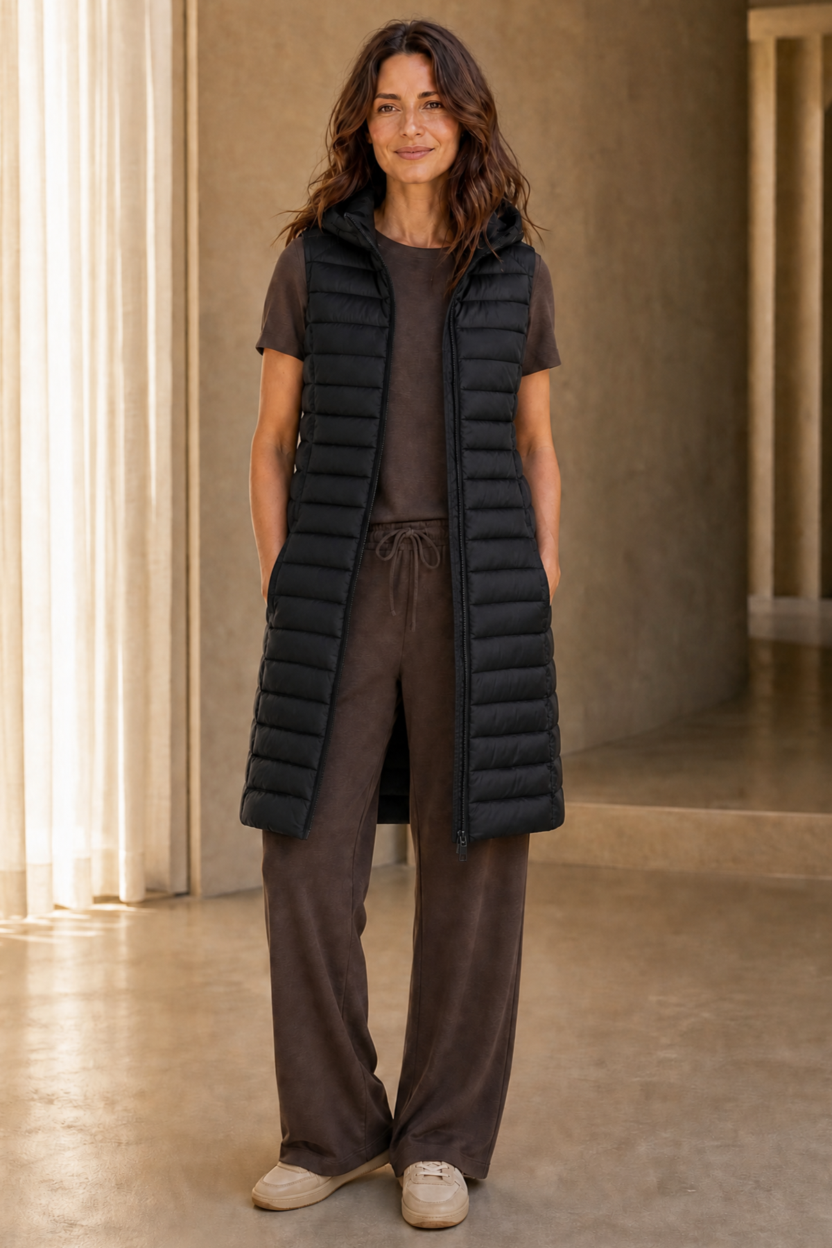 Longline Quilted Gilet – Emreco