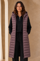 Longline Quilted Gilet