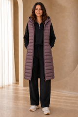 Longline Quilted Gilet