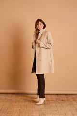 Smart Wrap Coat Camel