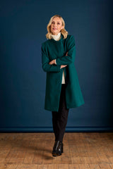Smart Wrap Coat Forest Green