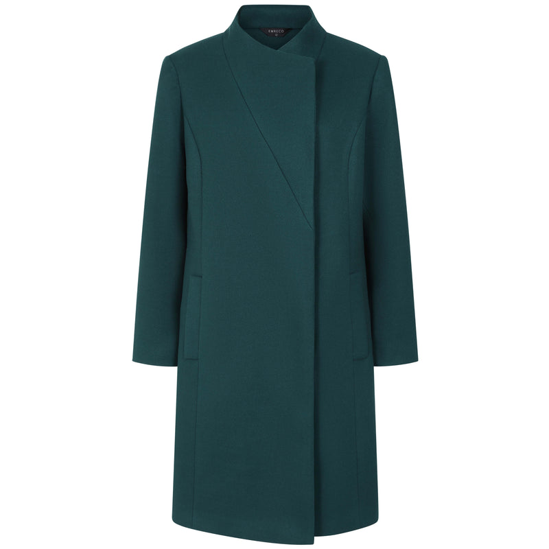 Smart Wrap Coat Forest Green