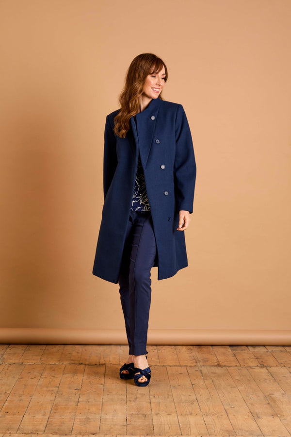 Smart Wrap Coat Midnight