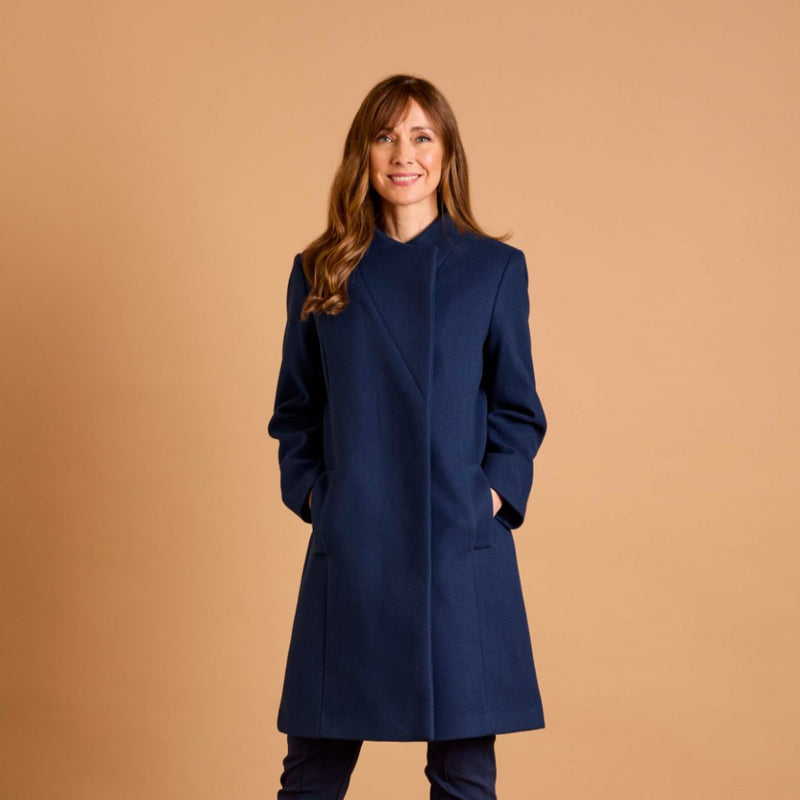 Smart Wrap Coat Midnight