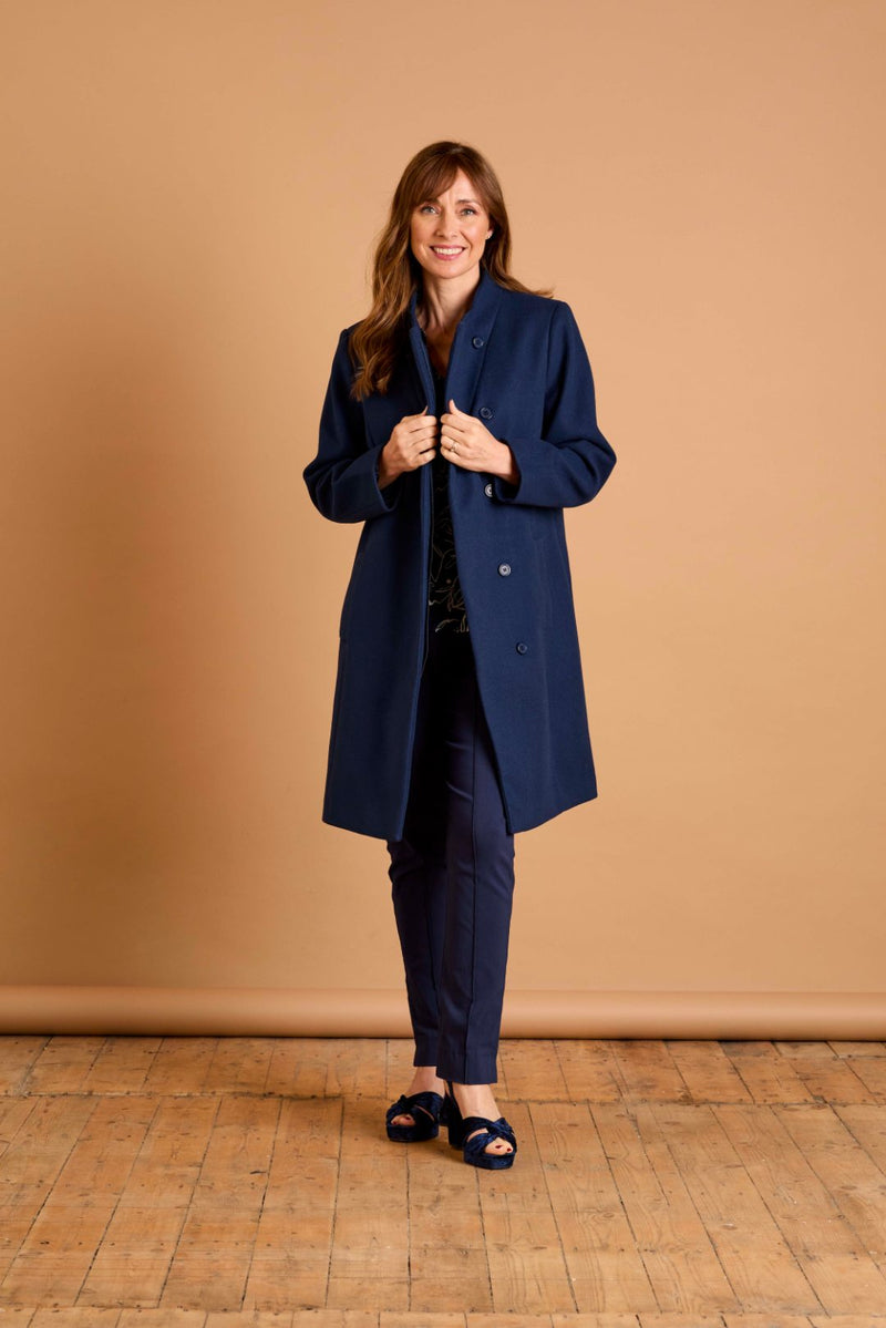 Smart Wrap Coat Midnight
