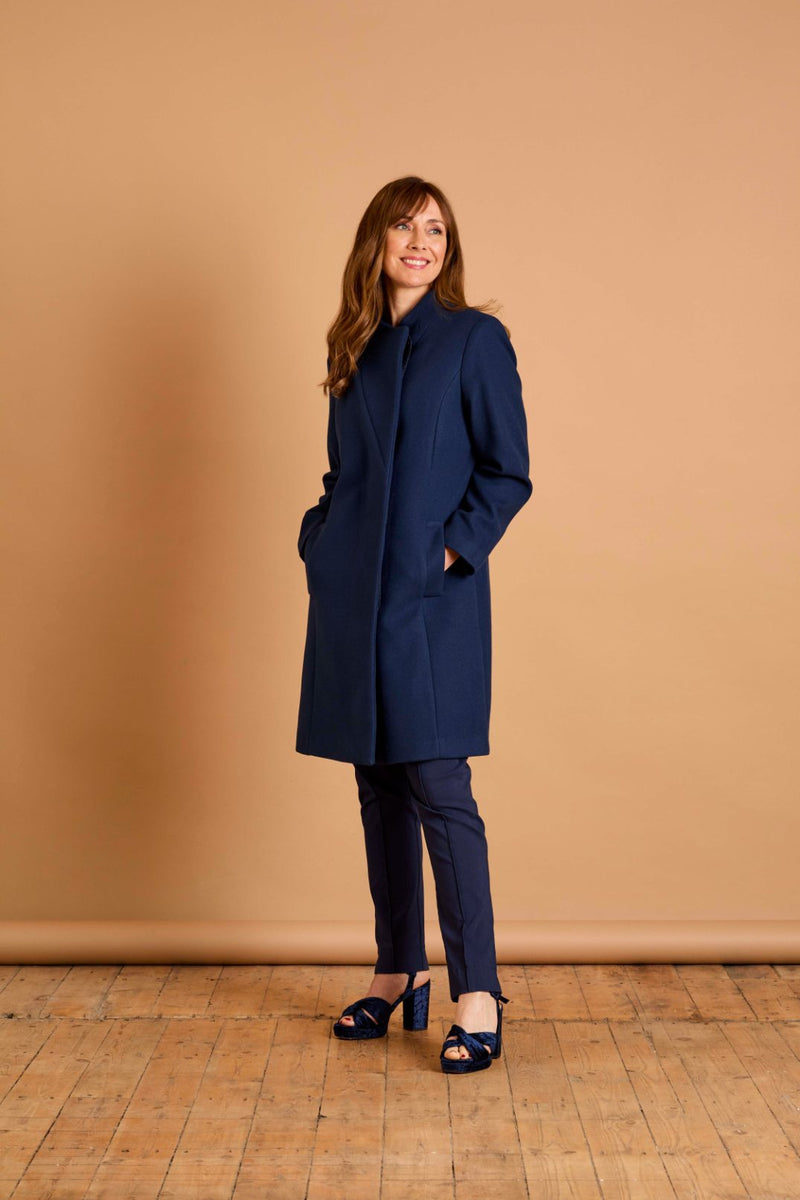 Smart Wrap Coat Midnight