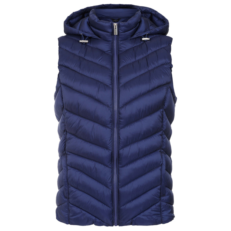 Packaway Quilted Gilet Royal Blue