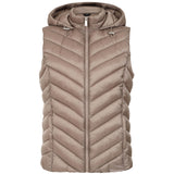 Packaway Quilted Gilet Taupe
