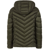 Packaway Quilted Jacket Olive
