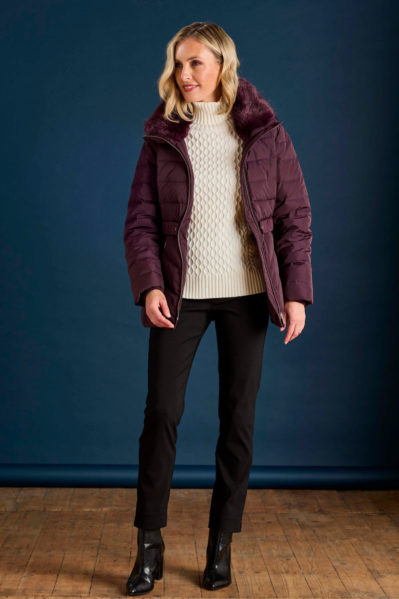 Hooded Quilted Coat