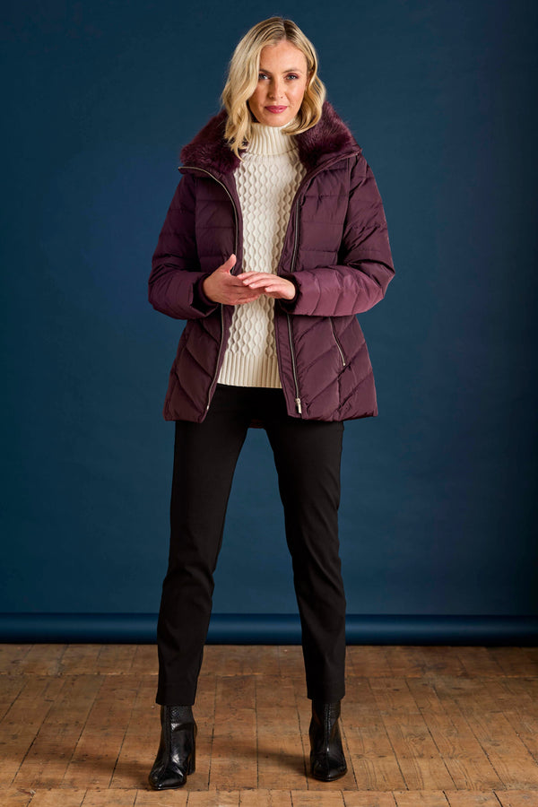 Hooded Quilted Coat