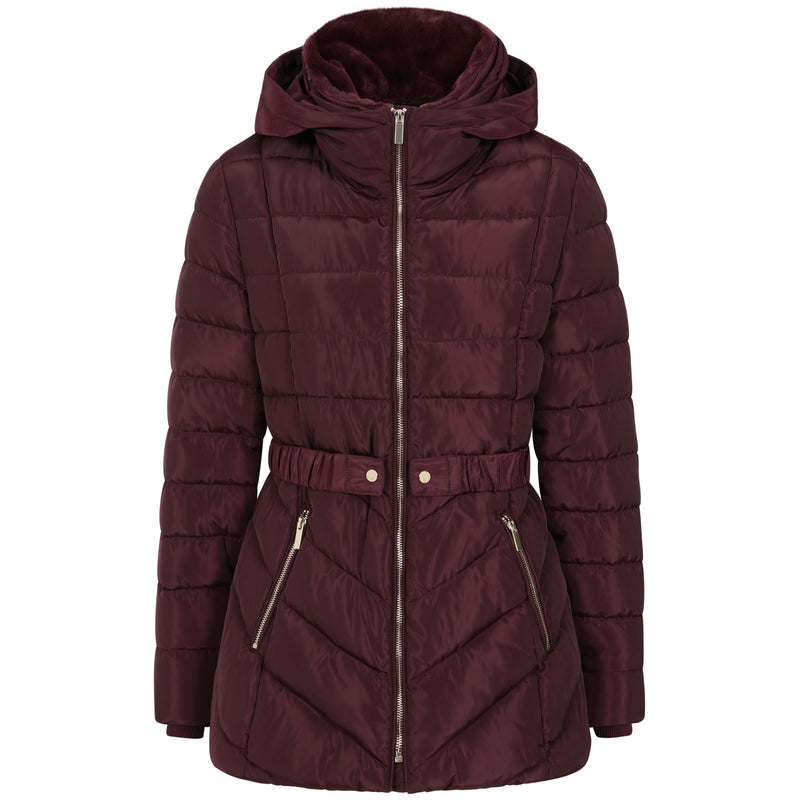 Hooded Quilted Coat