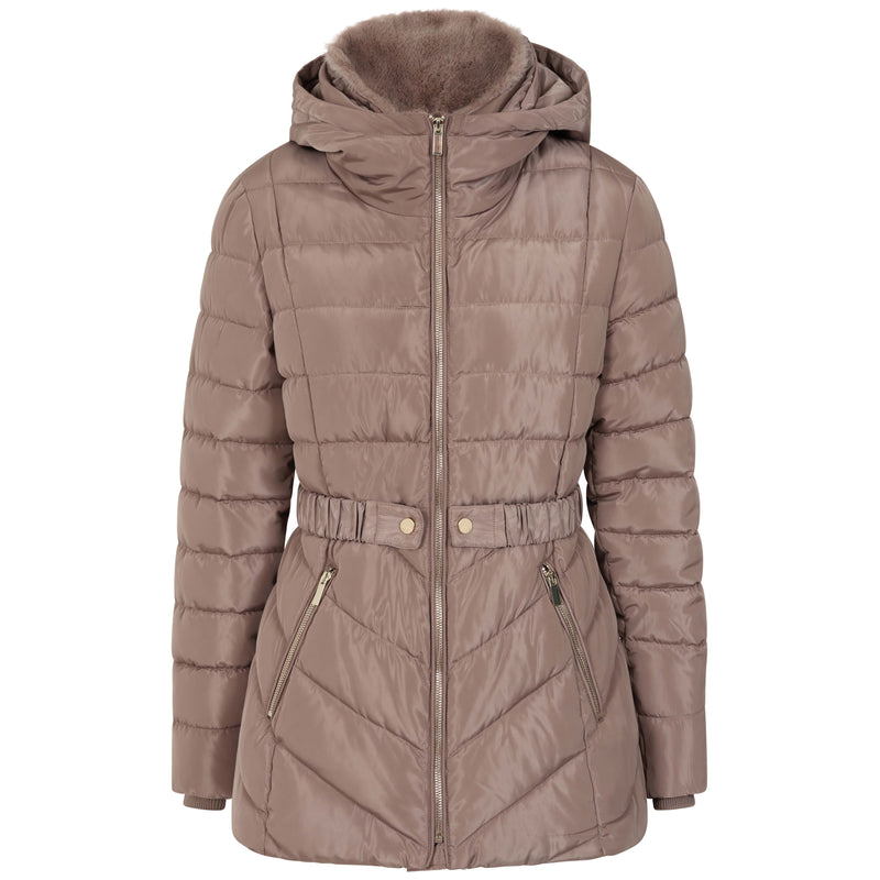 Hooded Quilted Coat