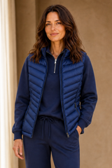 Chevron Quilted Packaway Gilet