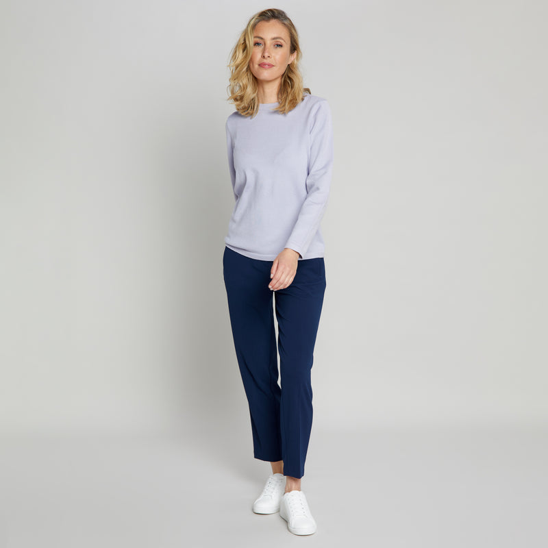 Long Sleeve Basic Jumper Grey