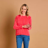 Plain Chenille Jumper Coral