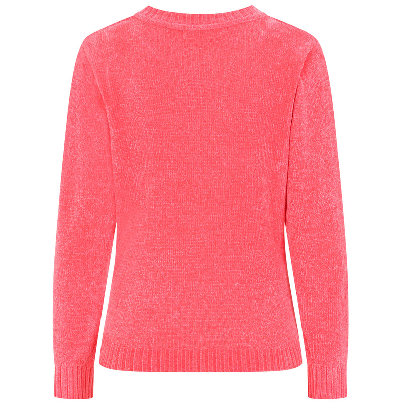 Plain Chenille Jumper Coral