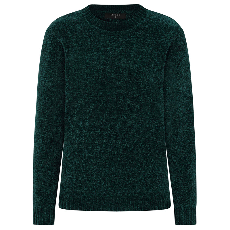 Plain Chenille Jumper Forest