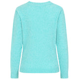 Plain Chenille Jumper Light Turquoise