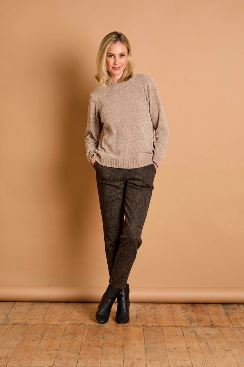 Plain Chenille Jumper Mink
