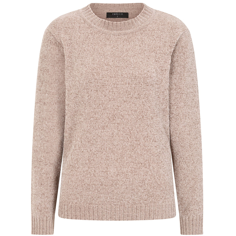 Plain Chenille Jumper Mink