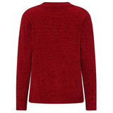 Plain Chenille Jumper Red