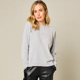 Plain Chenille Jumper Grey