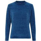 Plain Chenille Jumper Blue