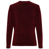 Plain Chenille Jumper Burgundy